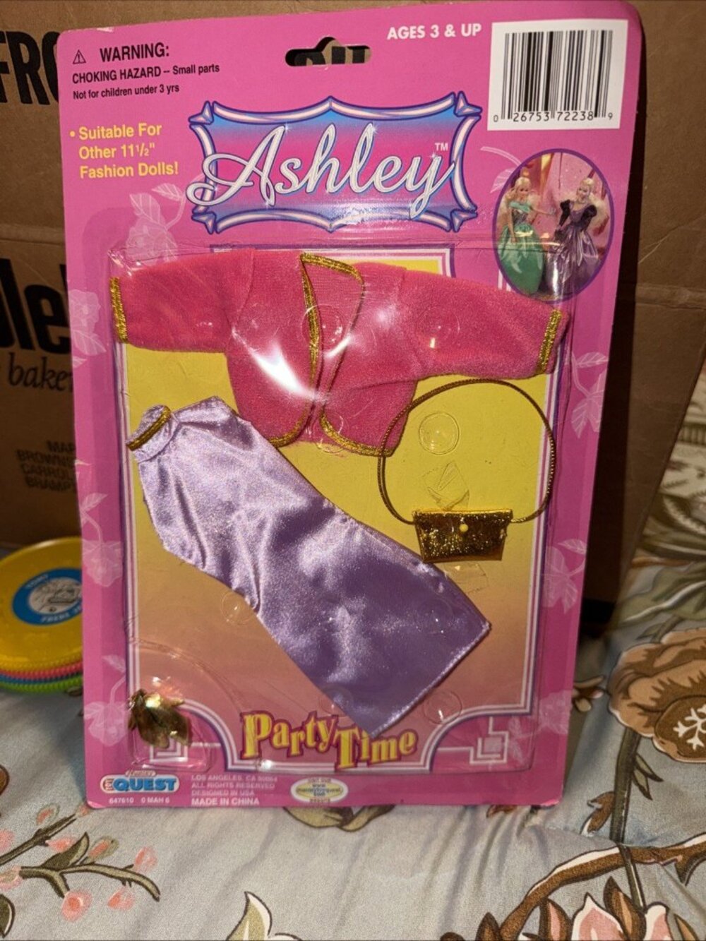 Ashley Doll Clothing Outfit/Accessories Fits 11 1/2' Dolls Party Time